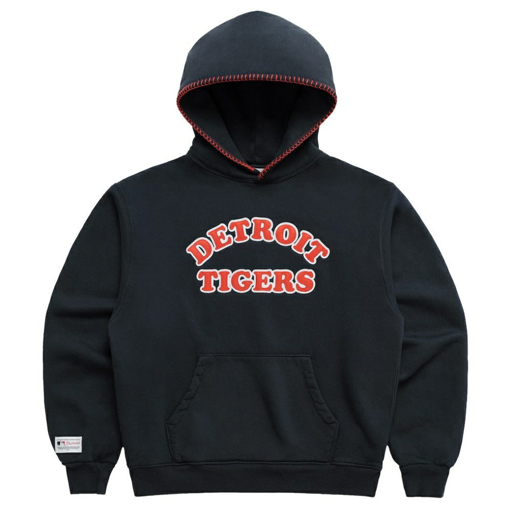 Detroit Tigers Madhappy x MLB Unisex Heavyweight Fleece Pullover Hoodie - Navy - MLB on Sale