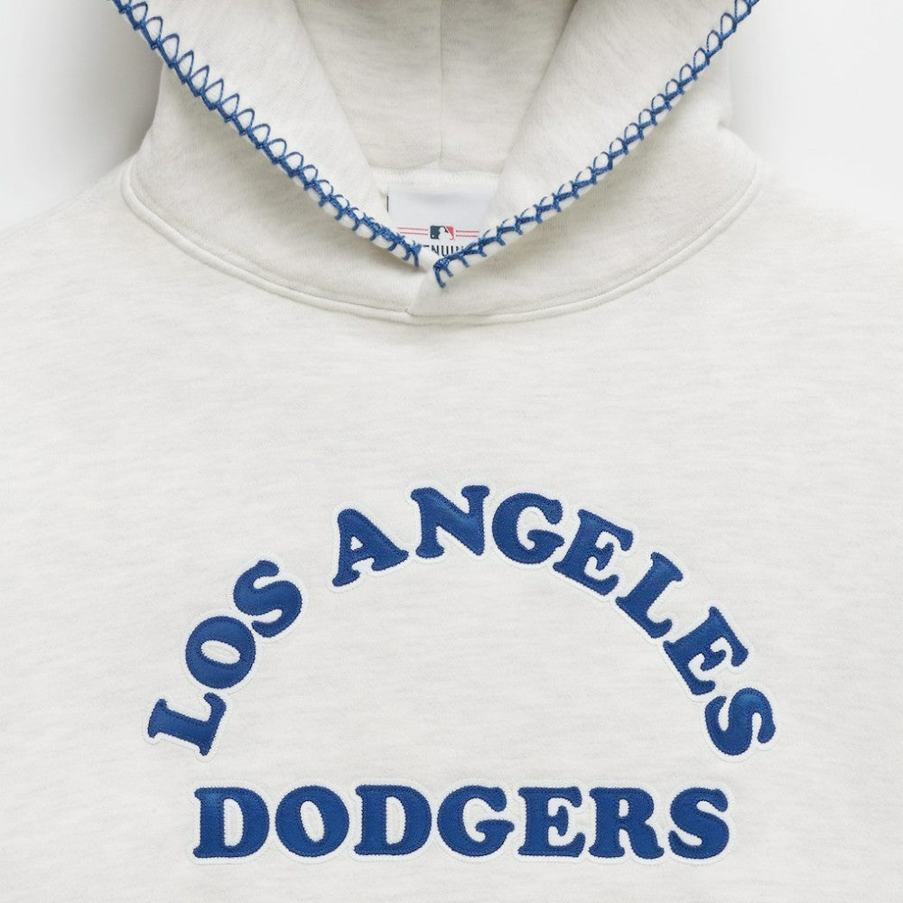 Los Angeles Dodgers Madhappy x MLB Unisex Heavyweight Fleece Hoodie - Heather Gray - MLB Sale