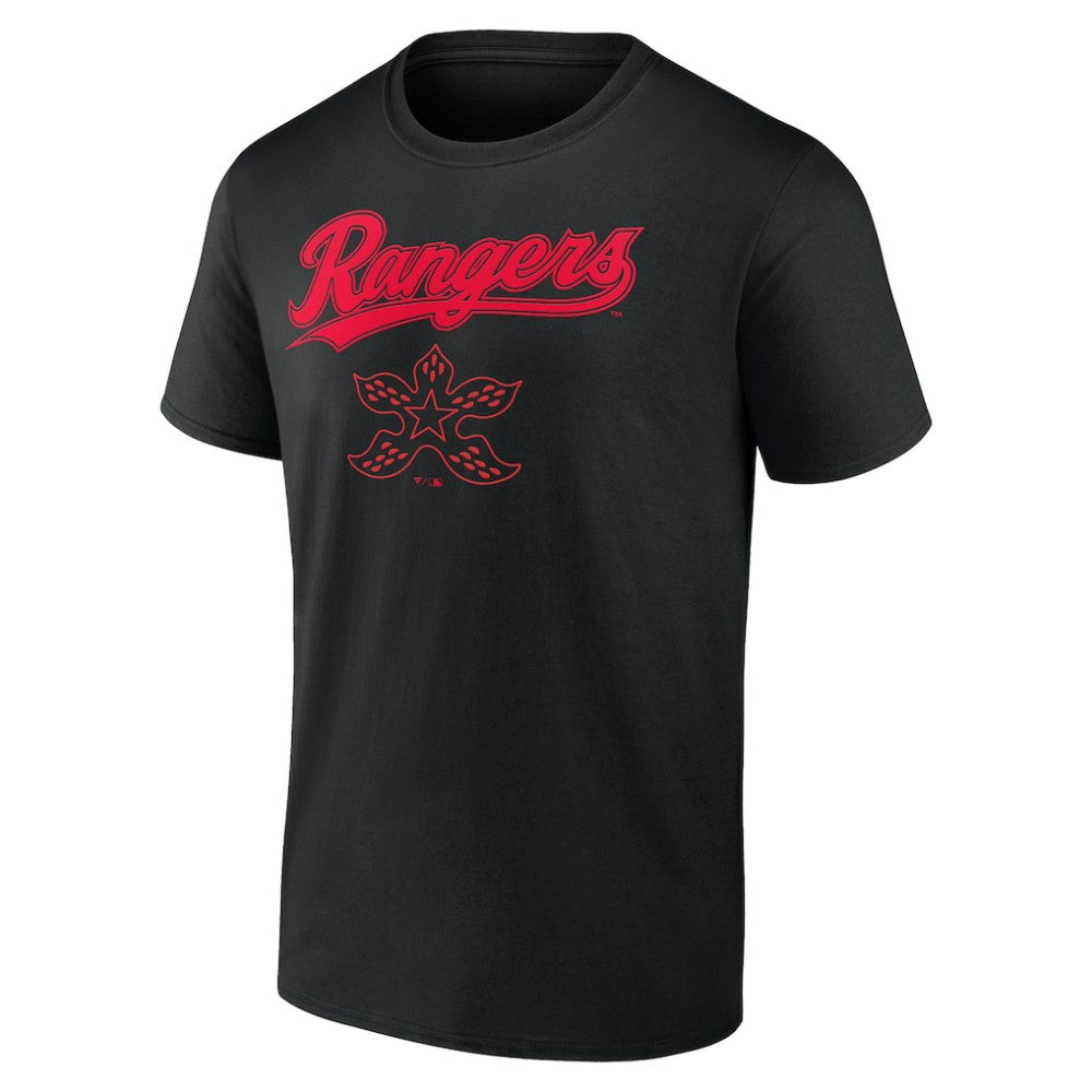 Texas Rangers Stranger Things Demogorgan T-Shirt - Black - MLB Online