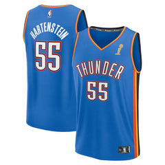 Isaiah Hartenstein Oklahoma City Thunder 2025 NBA Finals Champions Fast Break Replica Player Jersey Blue Icon Edition | Fanatics online