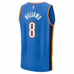 Jalen Williams Oklahoma City Thunder 2025 NBA Finals Champions Fast Break Replica Player Jersey Blue Icon Edition | Fanatics for sale