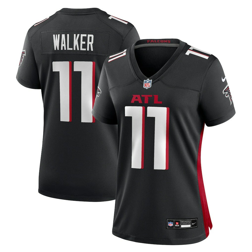 Nike Jalon Walker Atlanta Falcons Women's Team Game Jersey Black