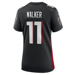 Nike Jalon Walker Atlanta Falcons Women's Team Game Jersey Black