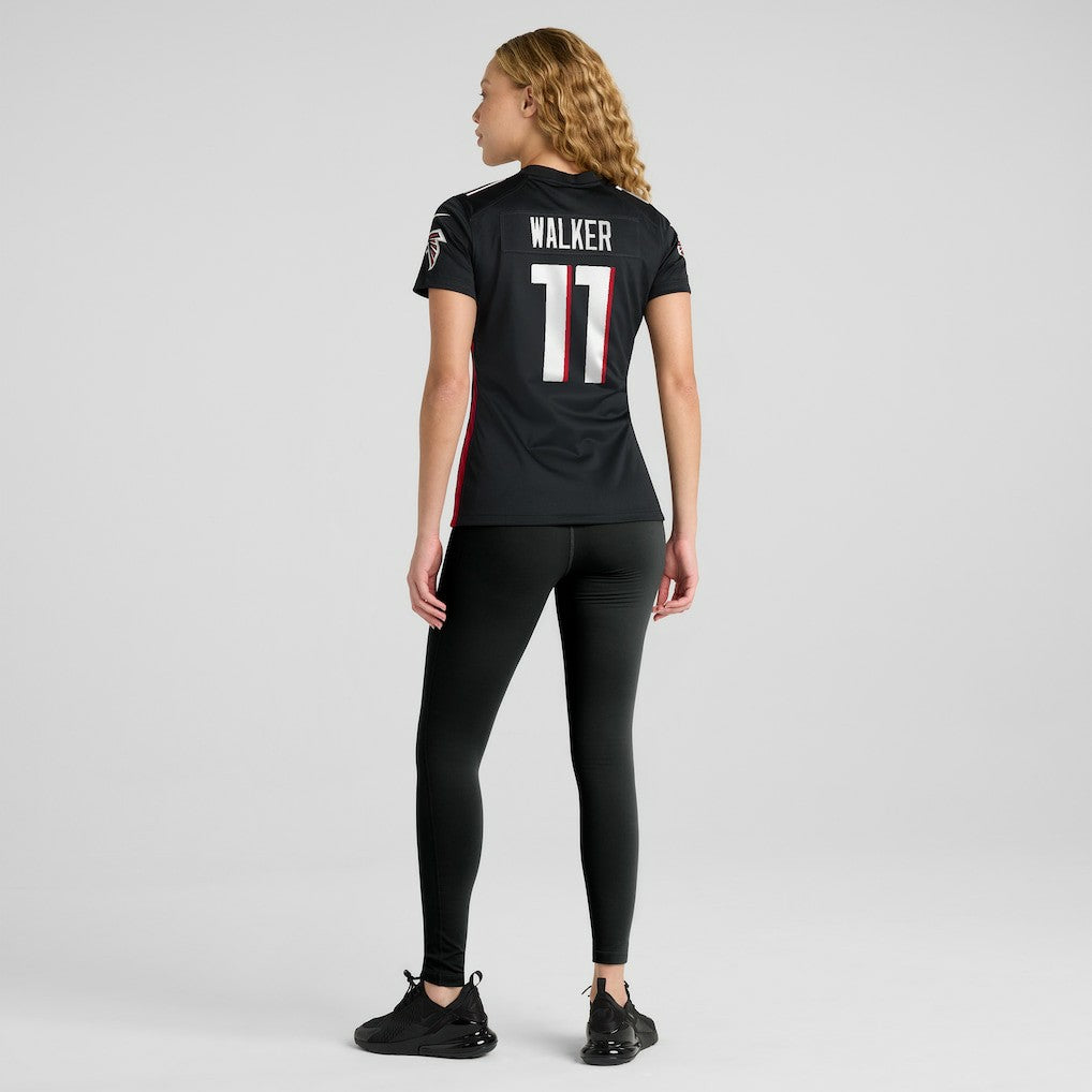 Nike Jalon Walker Atlanta Falcons Women's Team Game Jersey Black