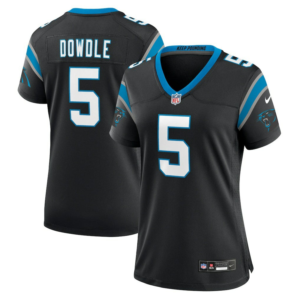 Nike Rico Dowdle Carolina Panthers Women's Team Game Jersey Black