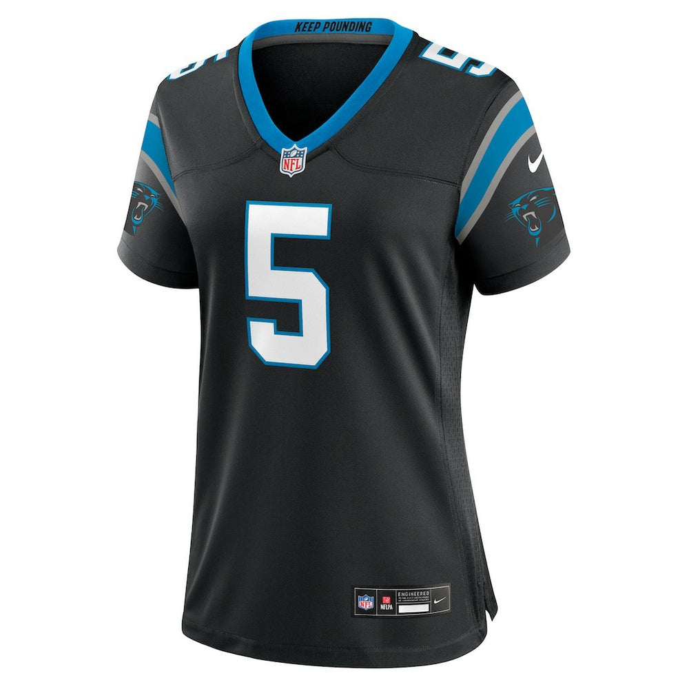 Nike Rico Dowdle Carolina Panthers Women's Team Game Jersey Black