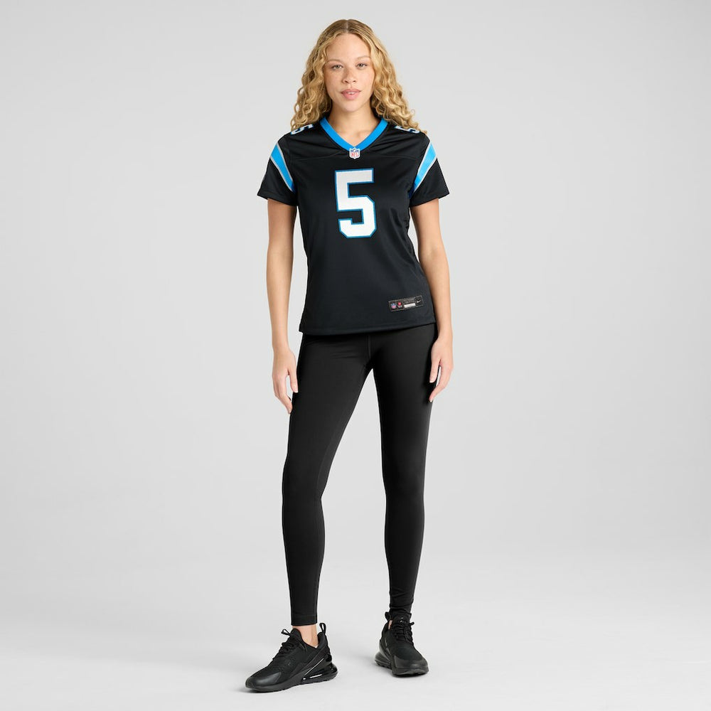 Nike Rico Dowdle Carolina Panthers Women's Team Game Jersey Black