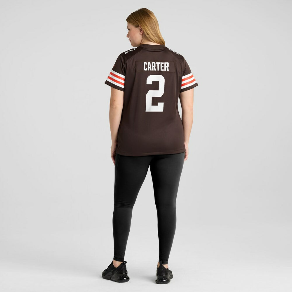 Nike DeAndre Carter Cleveland Browns Women's Team Game Jersey Brown