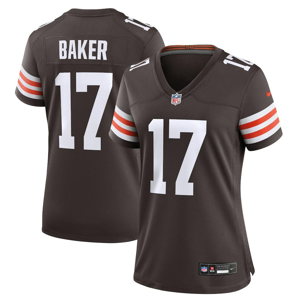 Nike Jerome Baker Cleveland Browns Women's Team Game Jersey Brown