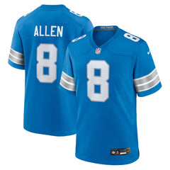 Nike Kyle Allen Detroit Lions Team Game Jersey Blue