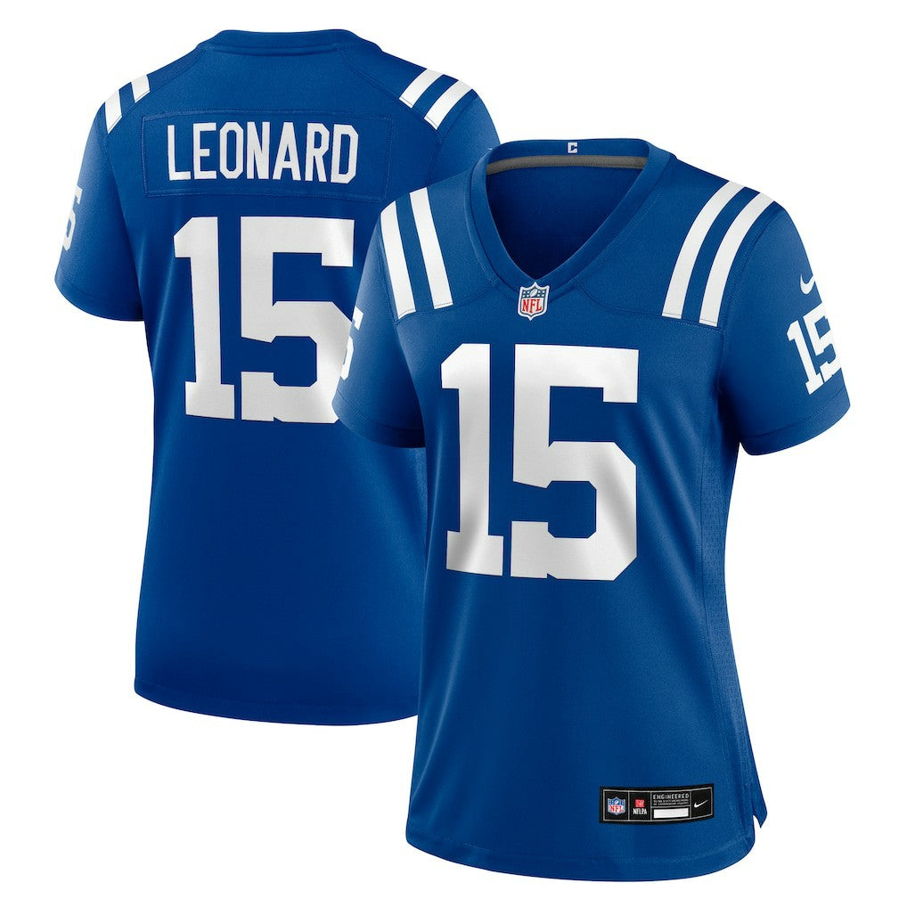 Nike Riley Leonard Indianapolis Colts Women's Team Game Jersey Royal