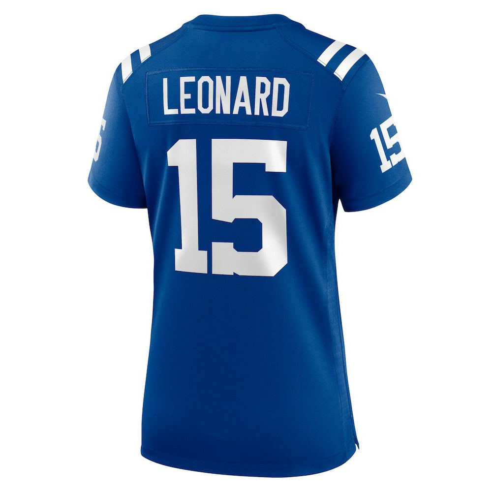 Nike Riley Leonard Indianapolis Colts Women's Team Game Jersey Royal