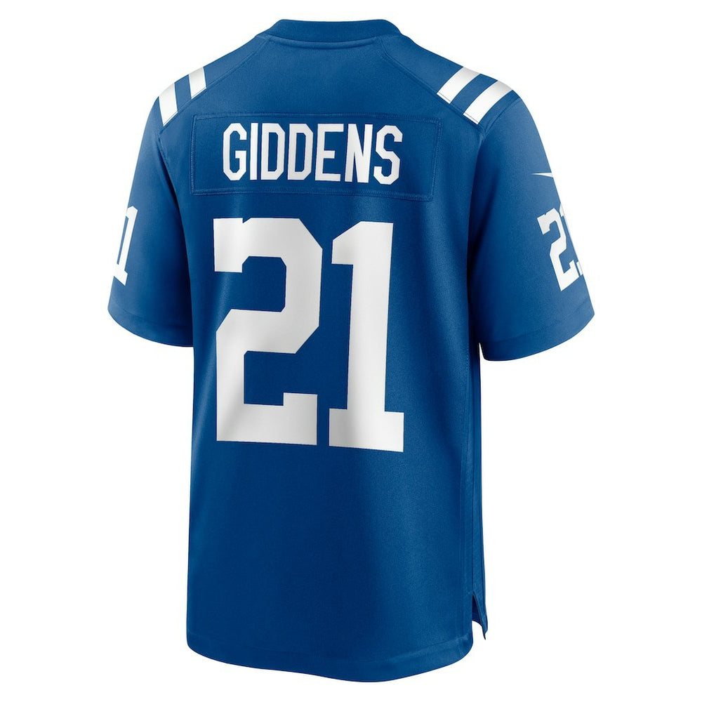 Nike DJ Giddens Indianapolis Colts Team Game Jersey Royal