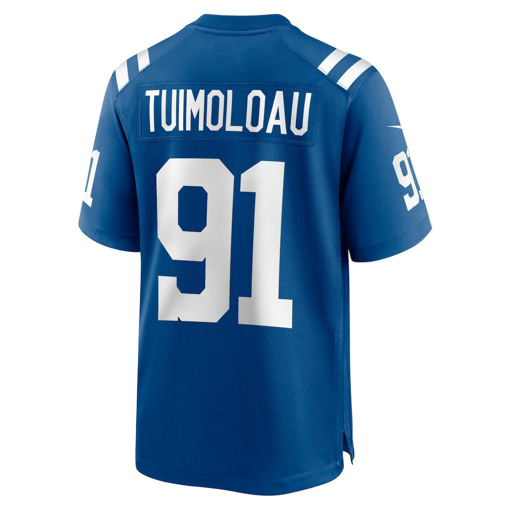 Nike JT Tuimoloau Indianapolis Colts Team Game Jersey Royal