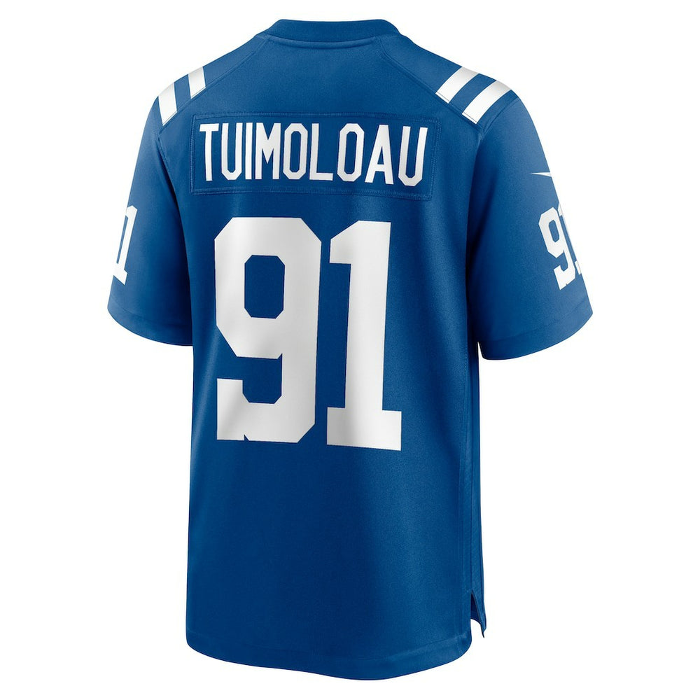 Nike JT Tuimoloau Indianapolis Colts Team Game Jersey Royal