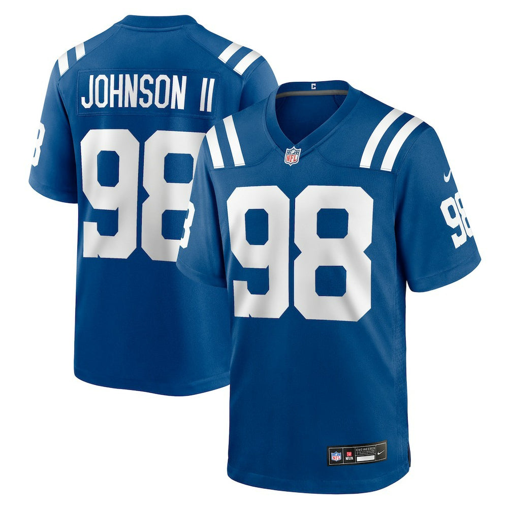 Nike Eric Johnson II Indianapolis Colts Team Game Jersey Royal