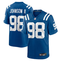 Nike Eric Johnson II Indianapolis Colts Team Game Jersey Royal