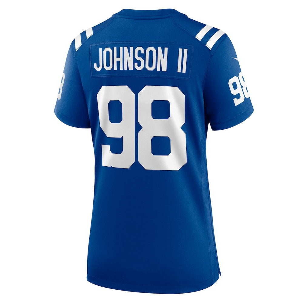 Nike Eric Johnson II Indianapolis Colts Women's Team Game Jersey Royal