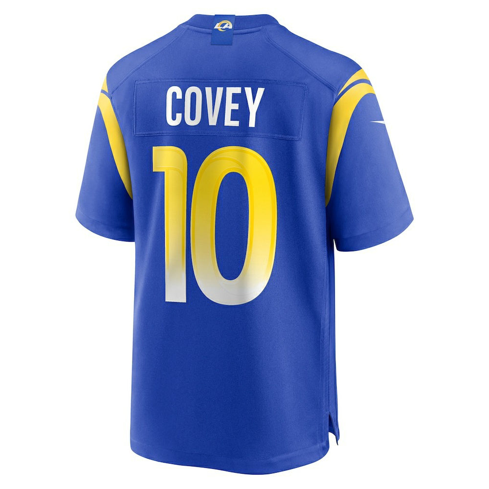 Nike Britain Covey Los Angeles Rams Team Game Jersey Royal