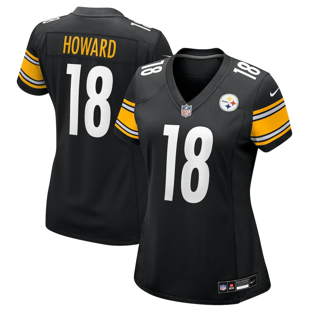 Nike Will Howard Pittsburgh Steelers Women's Team Game Jersey Black