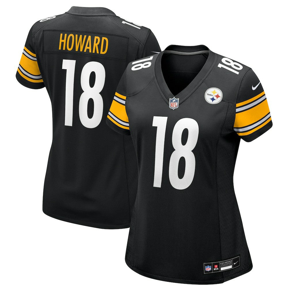 Nike Will Howard Pittsburgh Steelers Women's Team Game Jersey Black