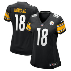 Nike Will Howard Pittsburgh Steelers Women's Team Game Jersey Black