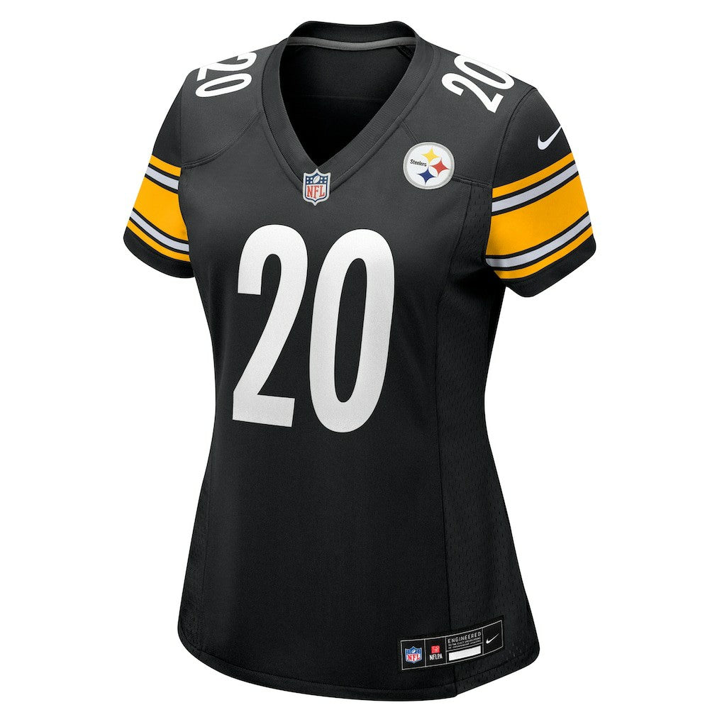 Nike Kaleb Johnson Pittsburgh Steelers Women's Team Game Jersey Black