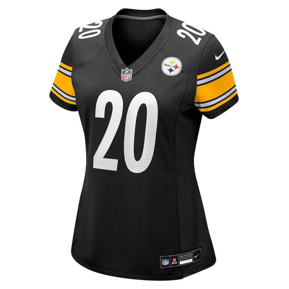 Nike Kaleb Johnson Pittsburgh Steelers Women's Team Game Jersey Black