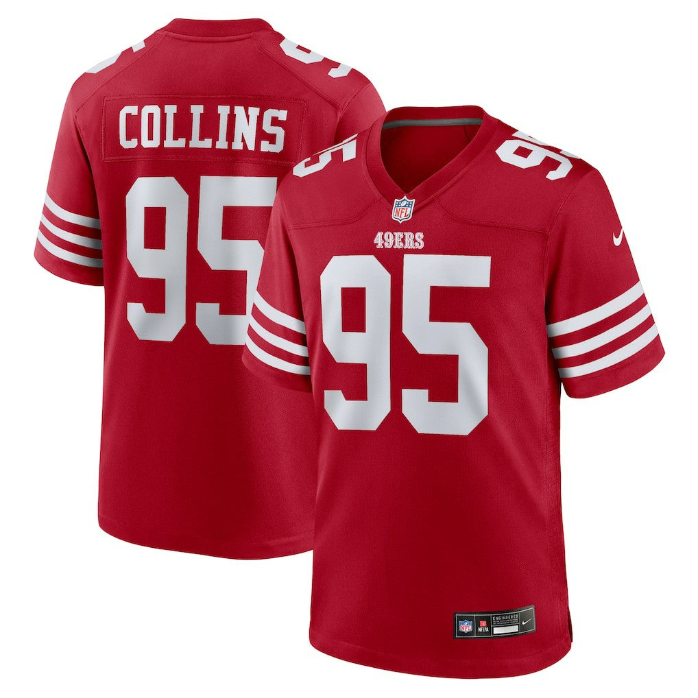 Nike Alfred Collins San Francisco 49ers Team Game Jersey Scarlet