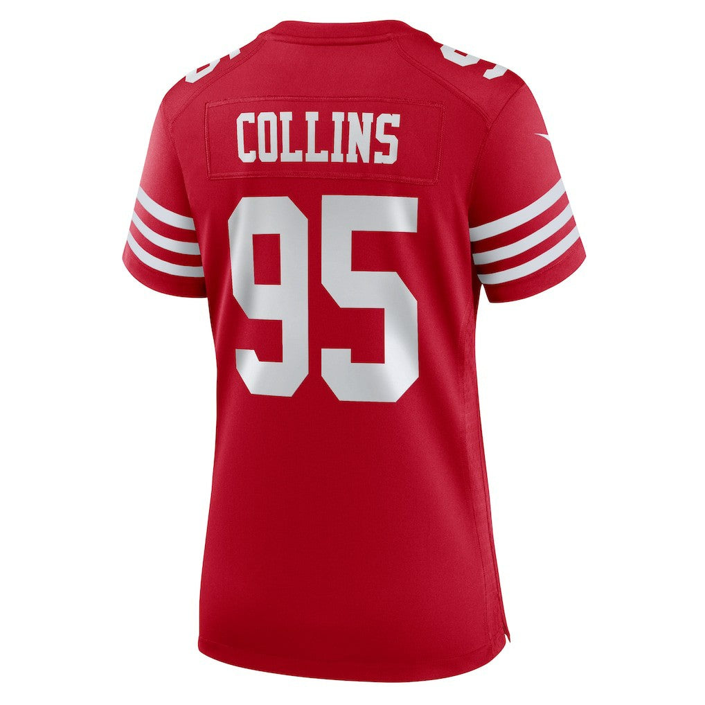 Nike Alfred Collins San Francisco 49ers Women's Team Game Jersey Scarlet