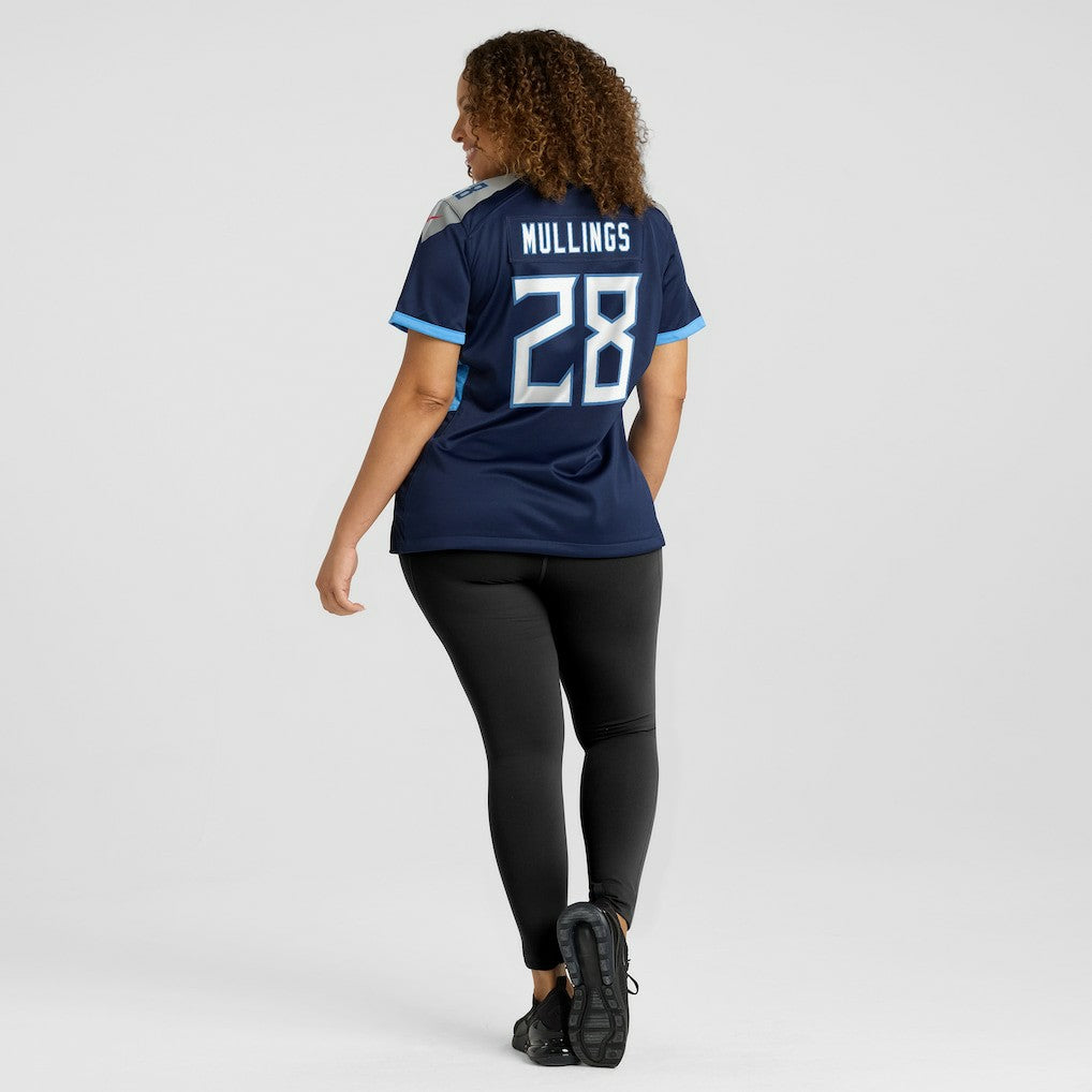 Nike Kalel Mullings Tennessee Titans Women's Team Game Jersey Navy
