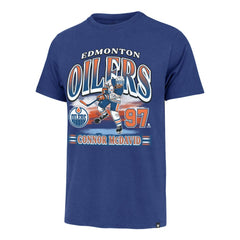 Connor McDavid Edmonton Oilers '47 Franklin Player Name & Number T-Shirt - Royal - NHL 203191469