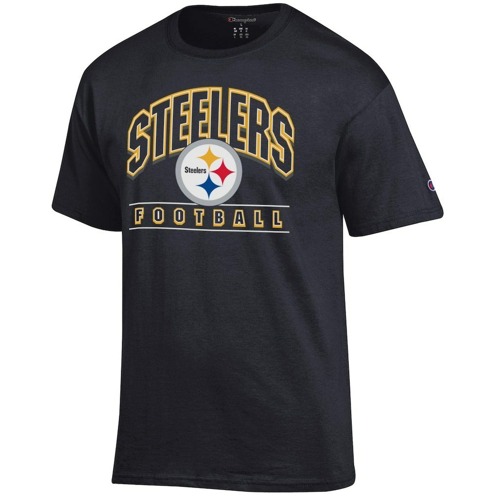 Pittsburgh Steelers Champion Football T-Shirt Black