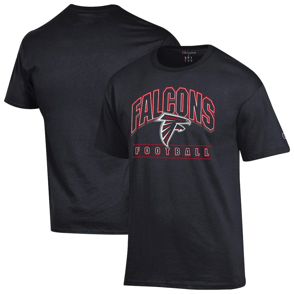 Atlanta Falcons Champion Football T-Shirt Black