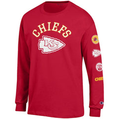 Kansas City Chiefs Champion Seal Long Sleeve T-Shirt Red