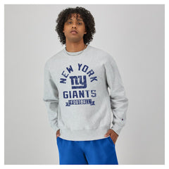 New York Giants Champion Reverse Weave Fleece Pullover Sweatshirt Heather Gray