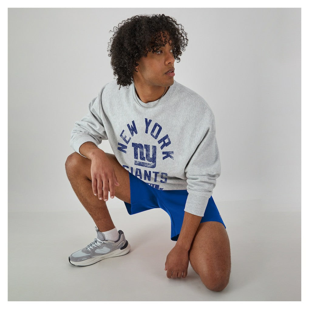 New York Giants Champion Reverse Weave Fleece Pullover Sweatshirt Heather Gray
