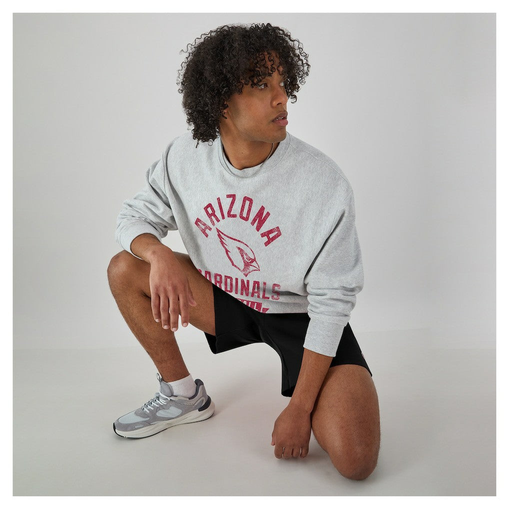 Arizona Cardinals Champion Reverse Weave Fleece Pullover Sweatshirt Heather Gray