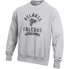 Atlanta Falcons Champion Reverse Weave Fleece Pullover Sweatshirt Heather Gray