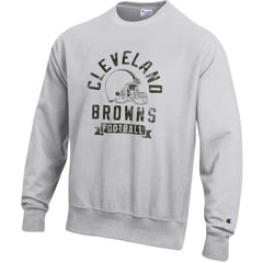 Cleveland Browns Champion Reverse Weave Fleece Pullover Sweatshirt Heather Gray