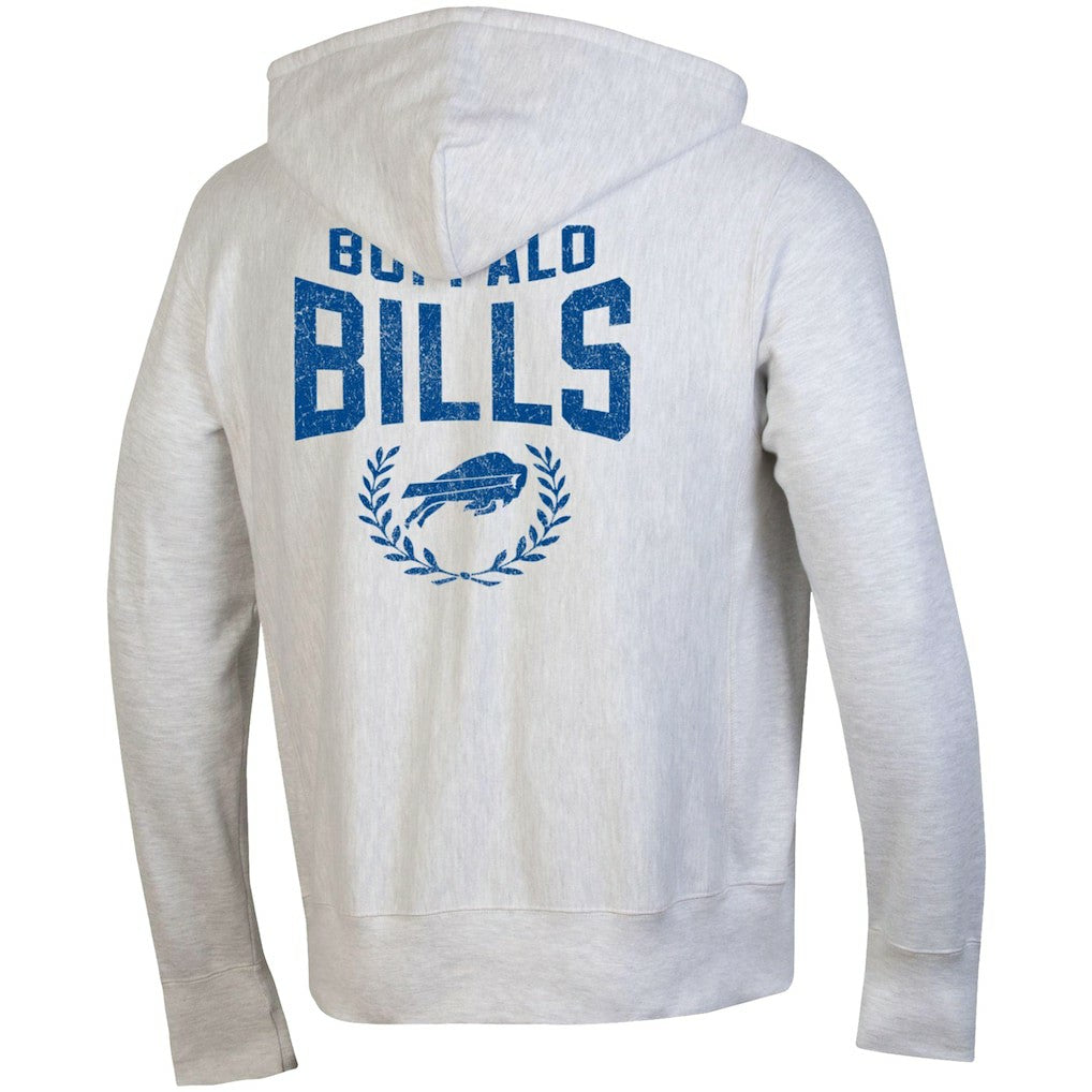 Buffalo Bills Champion Reverse Weave Full-Zip Hoodie Heather Gray