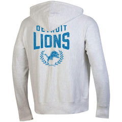 Detroit Lions Champion Reverse Weave Full-Zip Hoodie Heather Gray