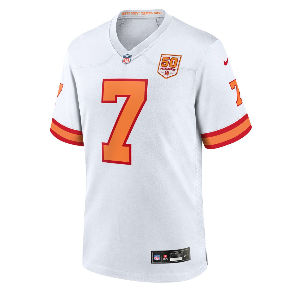 Nike Bucky Irving '76 Tampa Bay Buccaneers 50th Season Game Jersey White