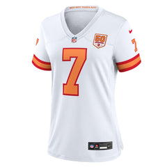 Nike Bucky Irving '76 Tampa Bay Buccaneers Women's 50th Season Game Jersey White