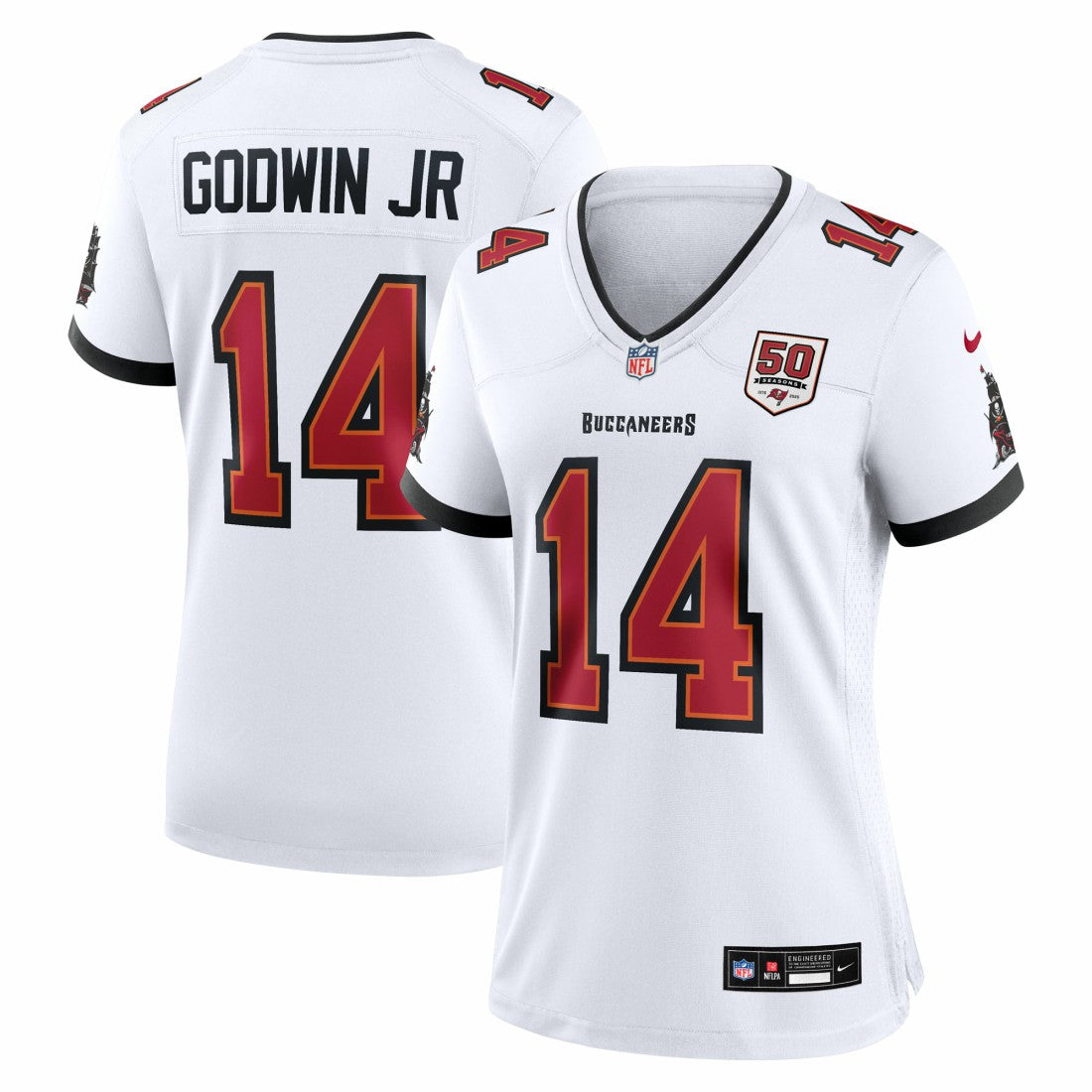 Nike Chris Godwin Jr. Tampa Bay Buccaneers Women's 50th Season White Game Jersey White