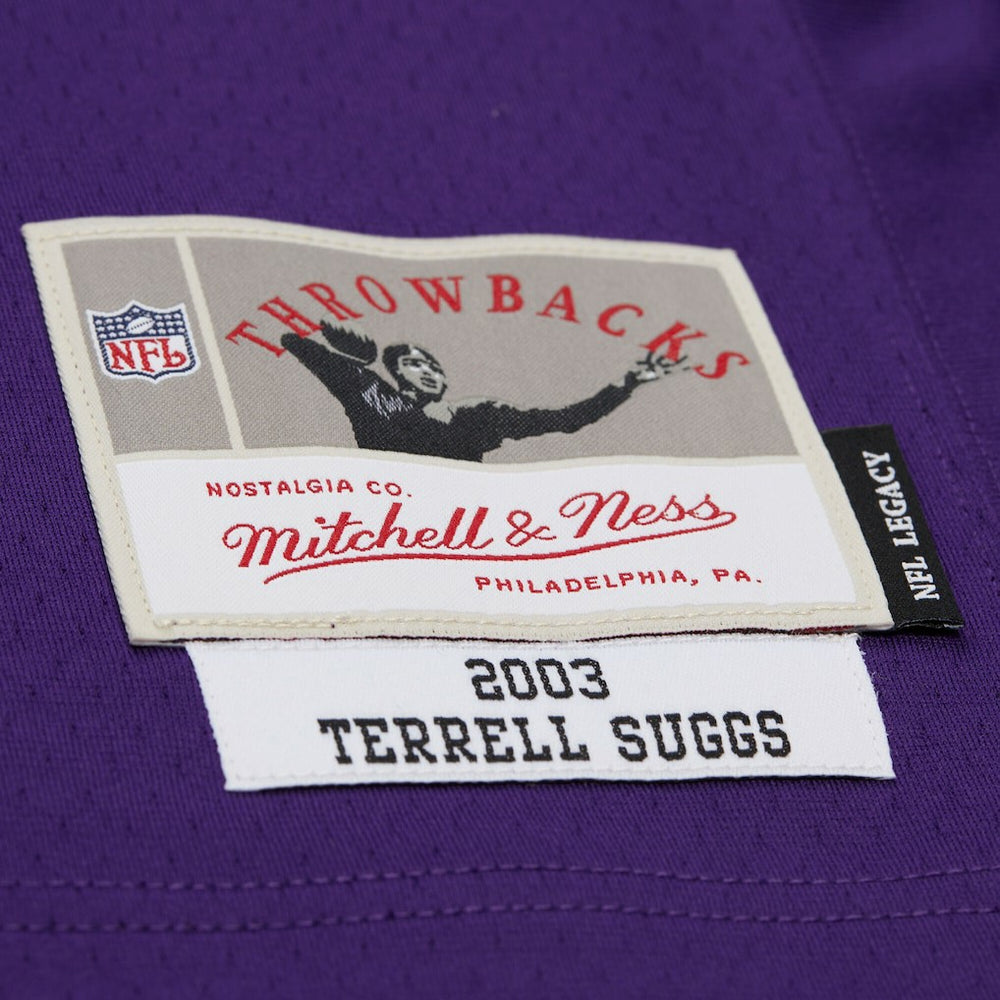 Mitchell & Ness Terrell Suggs Baltimore Ravens 2003 Legacy Replica Jersey Purple