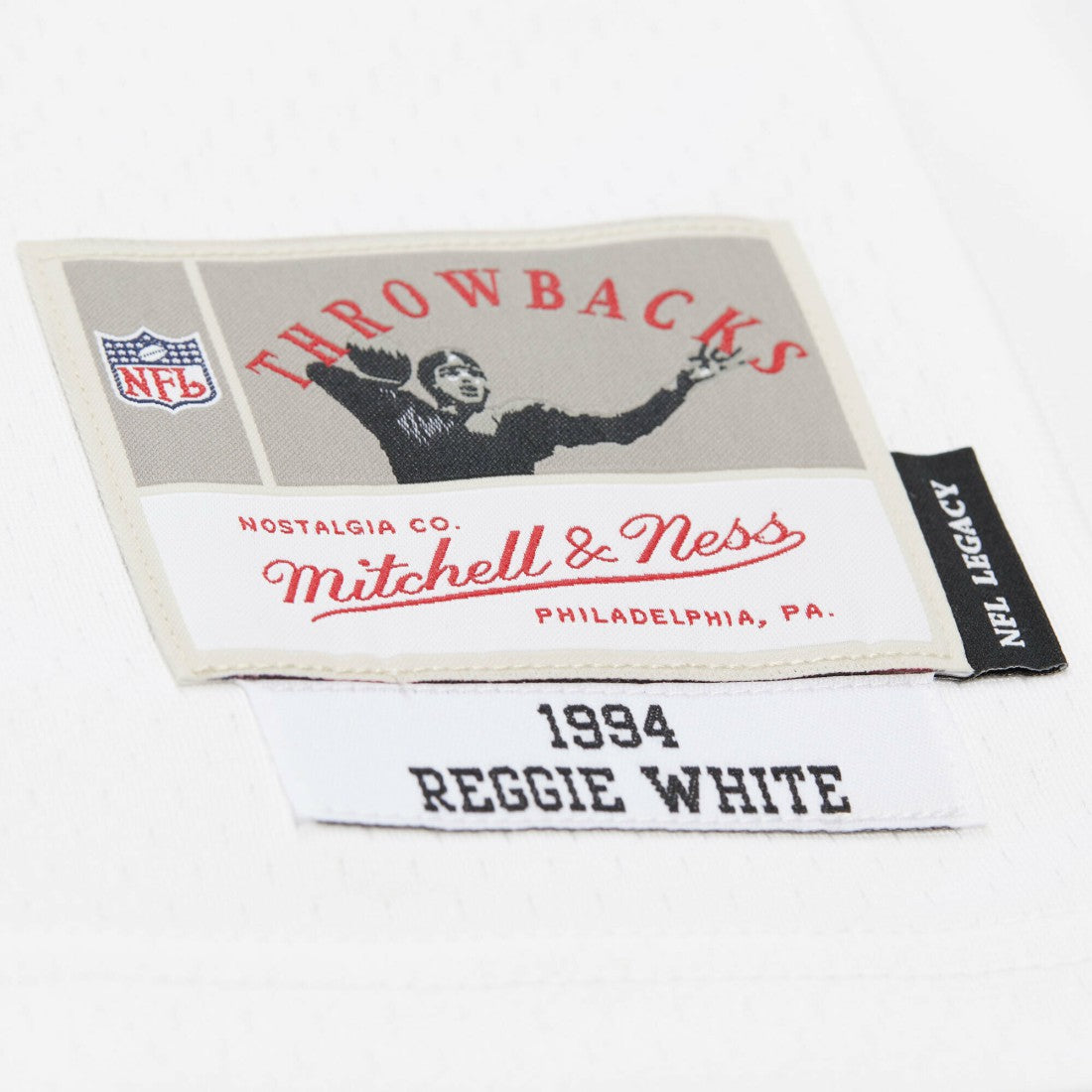 Mitchell & Ness Reggie White Green Bay Packers 1994 Legacy Replica Jersey White