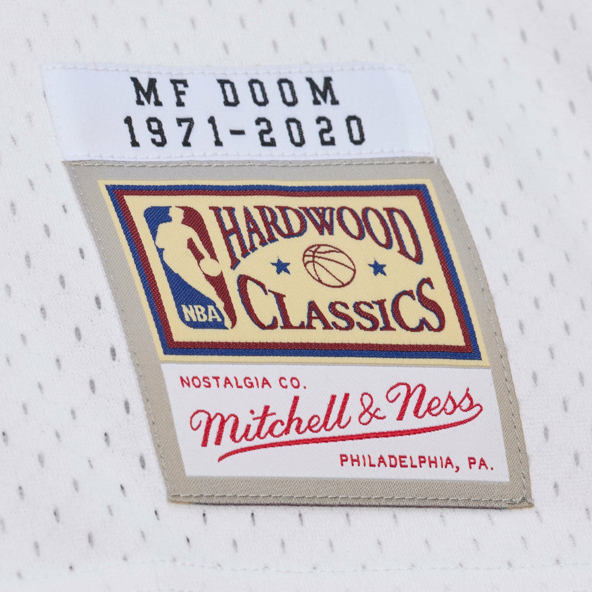 MF DOOM x NY Knicks x A New York Story Fashion Jersey White | Mitchell & Ness Near Me