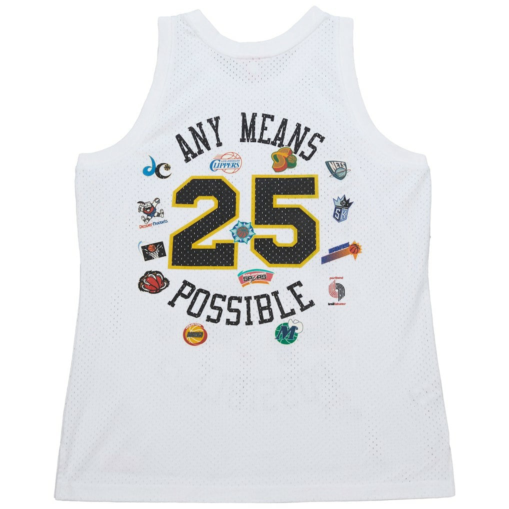 x NBA x AMP Mesh Tank Top White | Mitchell & Ness online