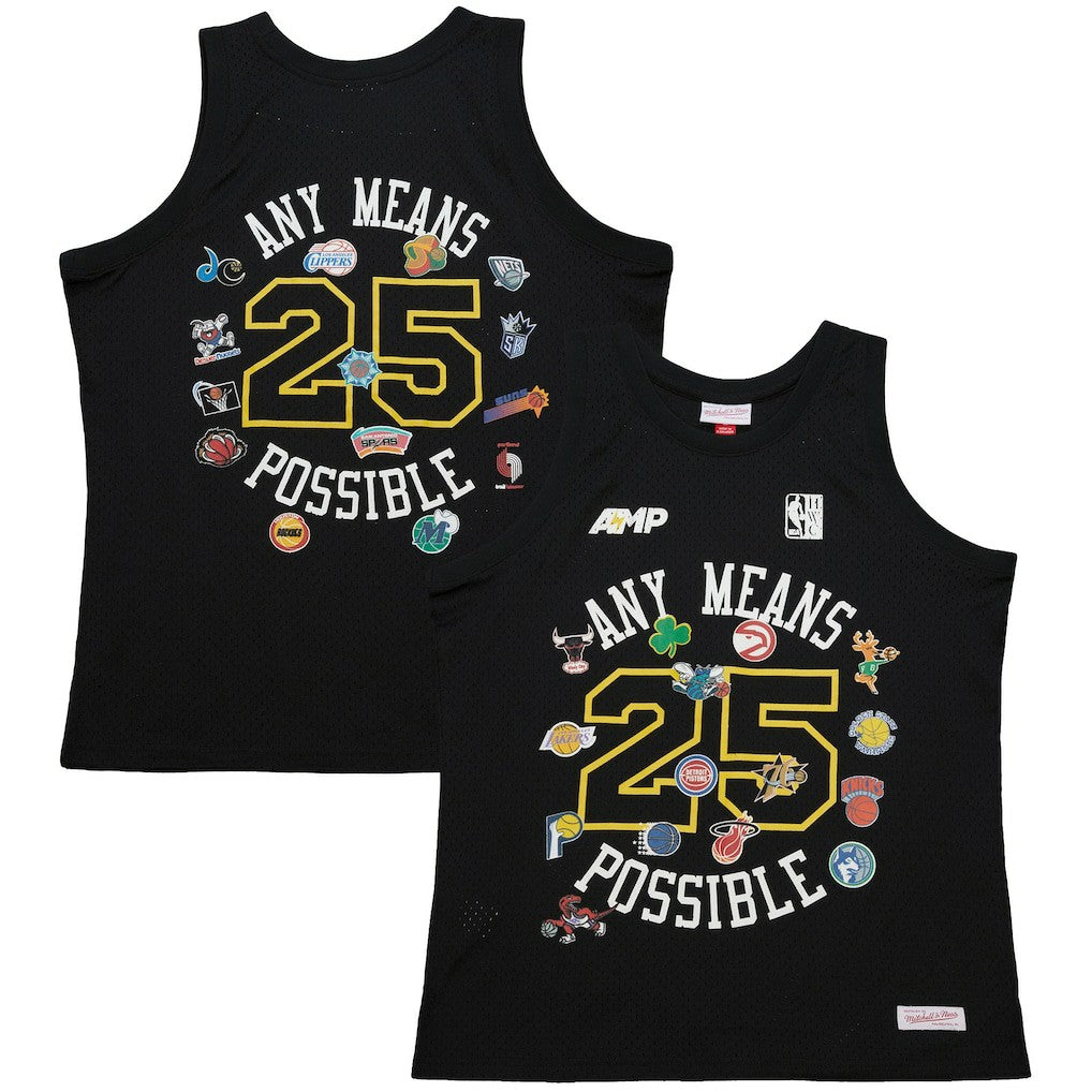 x NBA x AMP Mesh Tank Top Black | Mitchell & Ness Near Me